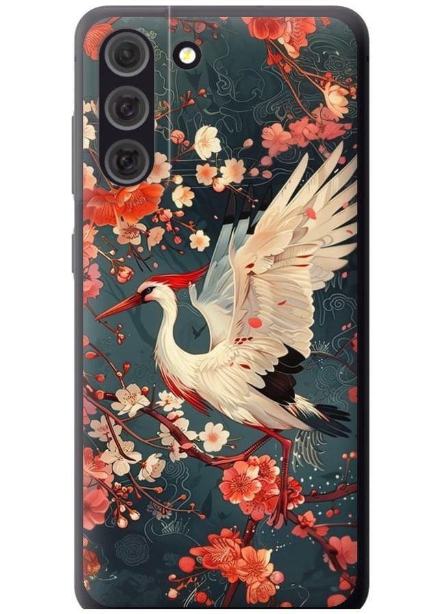 Силіконовий чохол 'Сакура та лелека' для Endorphone Samsung Galaxy S21 FE (291130364)