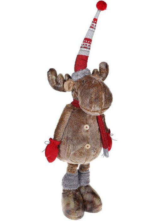 Мягкая игрушка "Лось" на телескопических ногах 66-123см Bona (372176036)