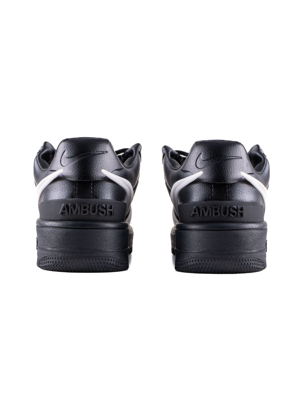 Чорні Осінні кросівки чоловічі nike air force 1 low x ambush black найк аір форс 1 преміум No Brand