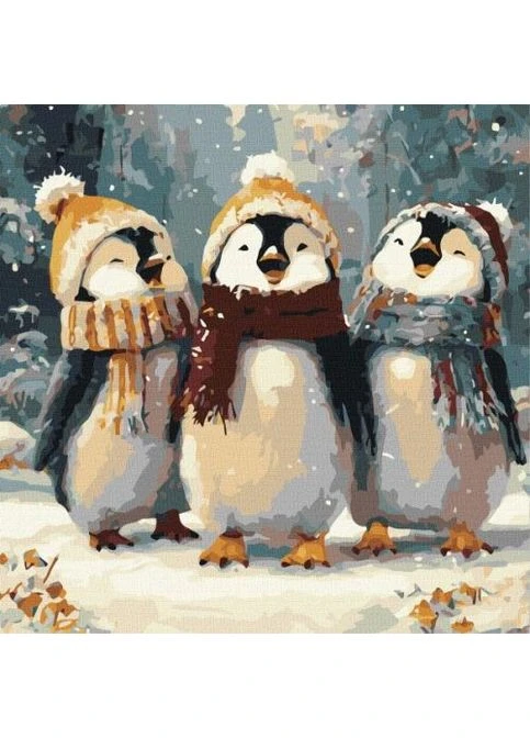 Картина по номерам - "Счастливое пение" ©art_selena_ru, 40х40см IDEYKA (369788072)