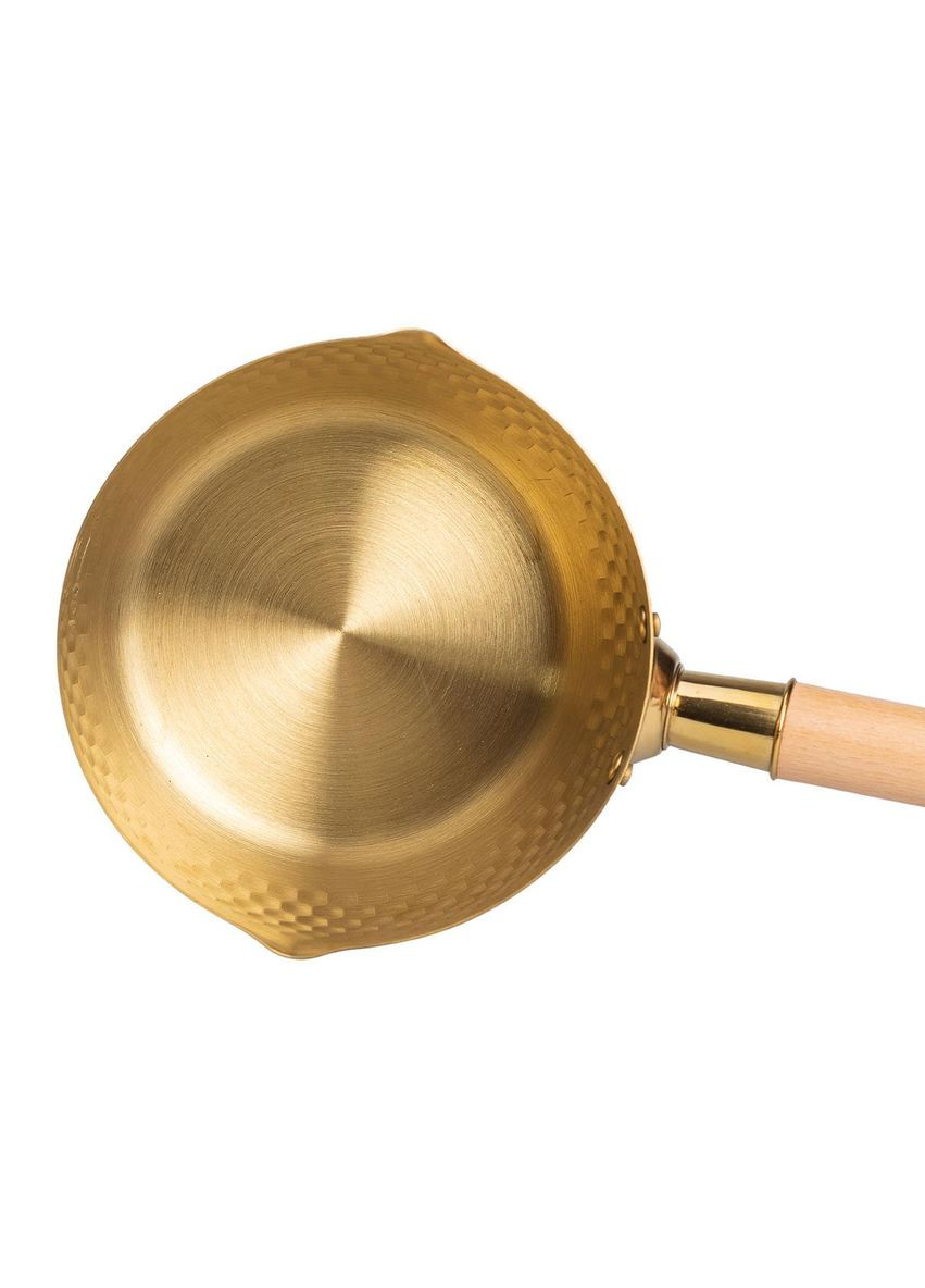 Сотейник из нержавеющей стали 1.4 л с деревянной ручкой HP-19-24-16CM Zhongjing (370802532)