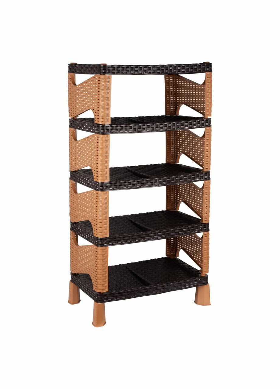 Етажерка для взуття 30*52*96 см (0733 Ротт Гел BROWN) Violet House (316649859)