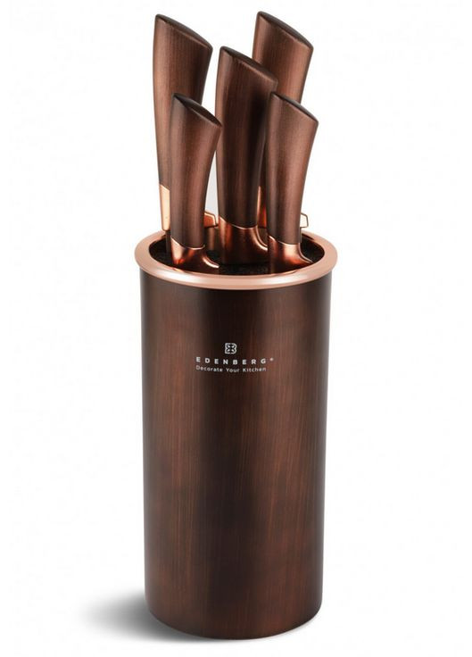 Набор ножей с бревном EB5111 Edenberg (300079426)