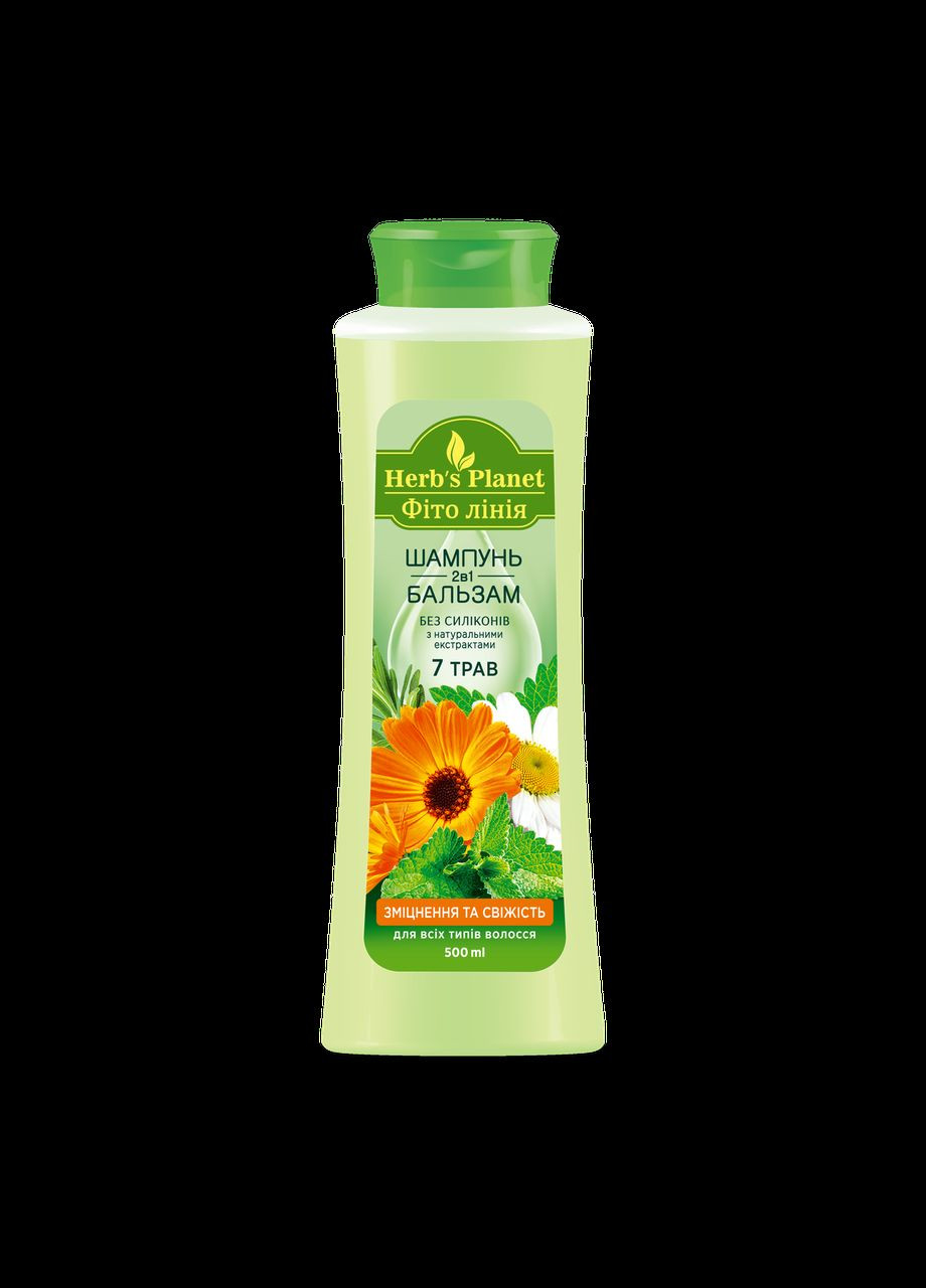 Шампуньбальзам 2в1 7 трав, 500 мл, Herbs Planet Herb`s Planet (301026071)