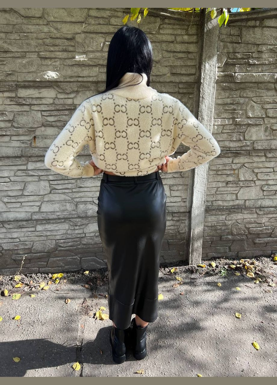 Жіноча чорна якісна довга спідниця туреччина No Brand (317585115)