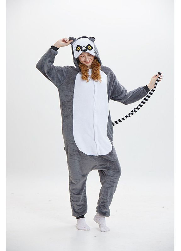 Пижама кигуруми Лемур M (155-165 см) Jamboo (369669141)