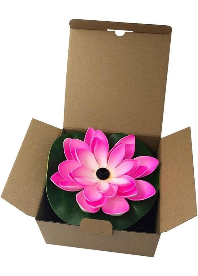 Мини-фонтан для водоемов в форме цветка "Розового лотоса" с солнечной батареей China (354827569)