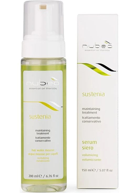 Незмивний ревіталізуючий мус для волосся Sustenia Revitalizing Hair Water Mousse 200ml (1361655-14798897) Nubea (365800234)