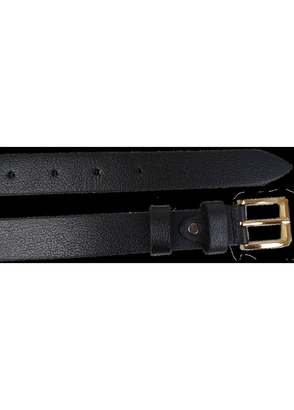 Женский кожаный ремень с золотистой пряжкой Skipper (369960192)