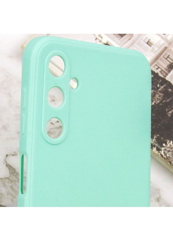 Силиконовый чехол Candy Full Camera для Samsung Galaxy A24 4G Бирюзовый Epik (372163709)