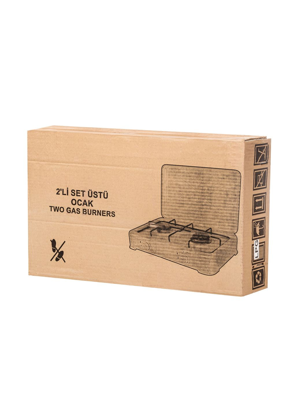 Газова плита на дві конфорки двоконфоркова настільна плитка таганок Lusso (298726021)