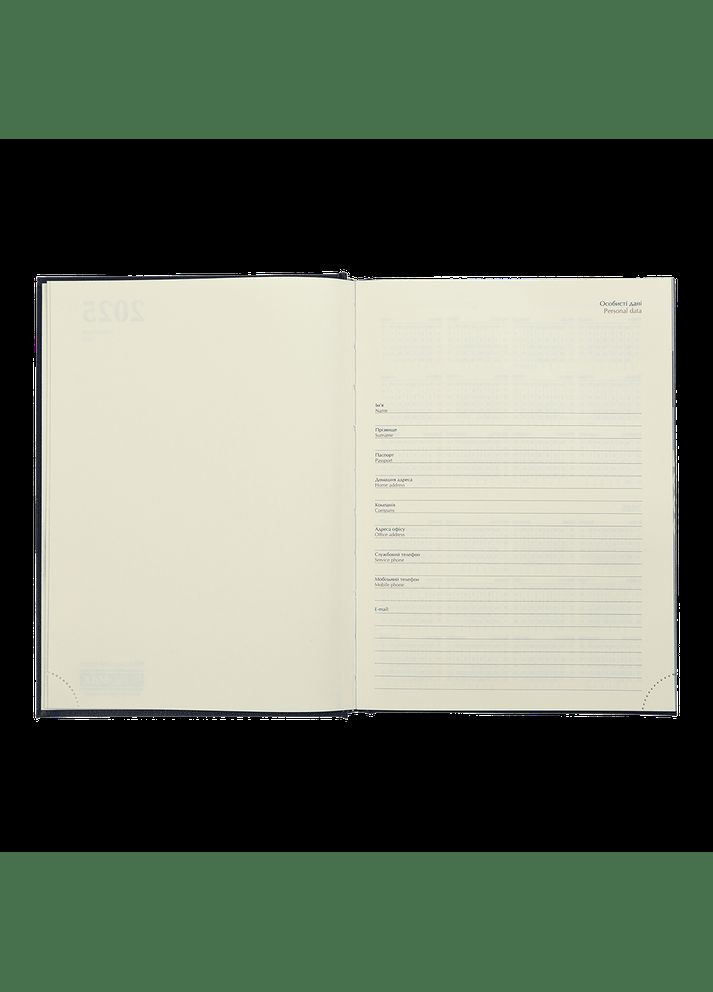 Щоденник датований 2025 STRONG BM.2129-04, A5, 336 стр. штучна шкіра/поролон зелений Buromax (328436372)