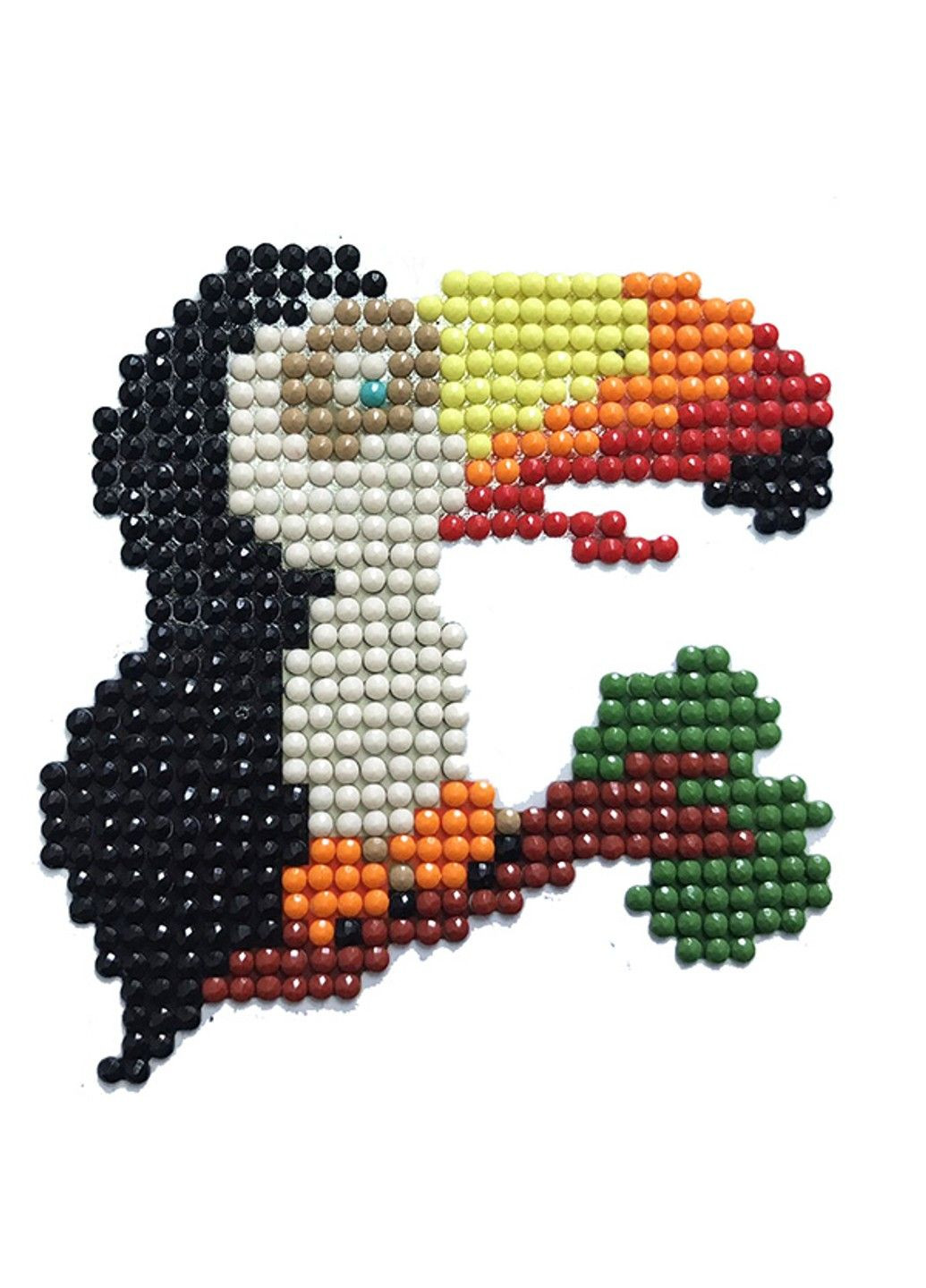 Алмазна мозаїка Набір для творчості зі стразами Тукан великий 10*10 см No Brand (332207669)