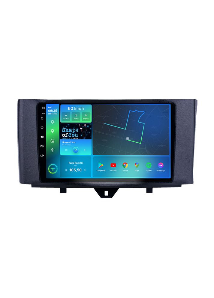 Штатная магнитола Smart ForTwo 1117 FL9 4+64Gb 4G Carplay DSP Torssen (307088278)