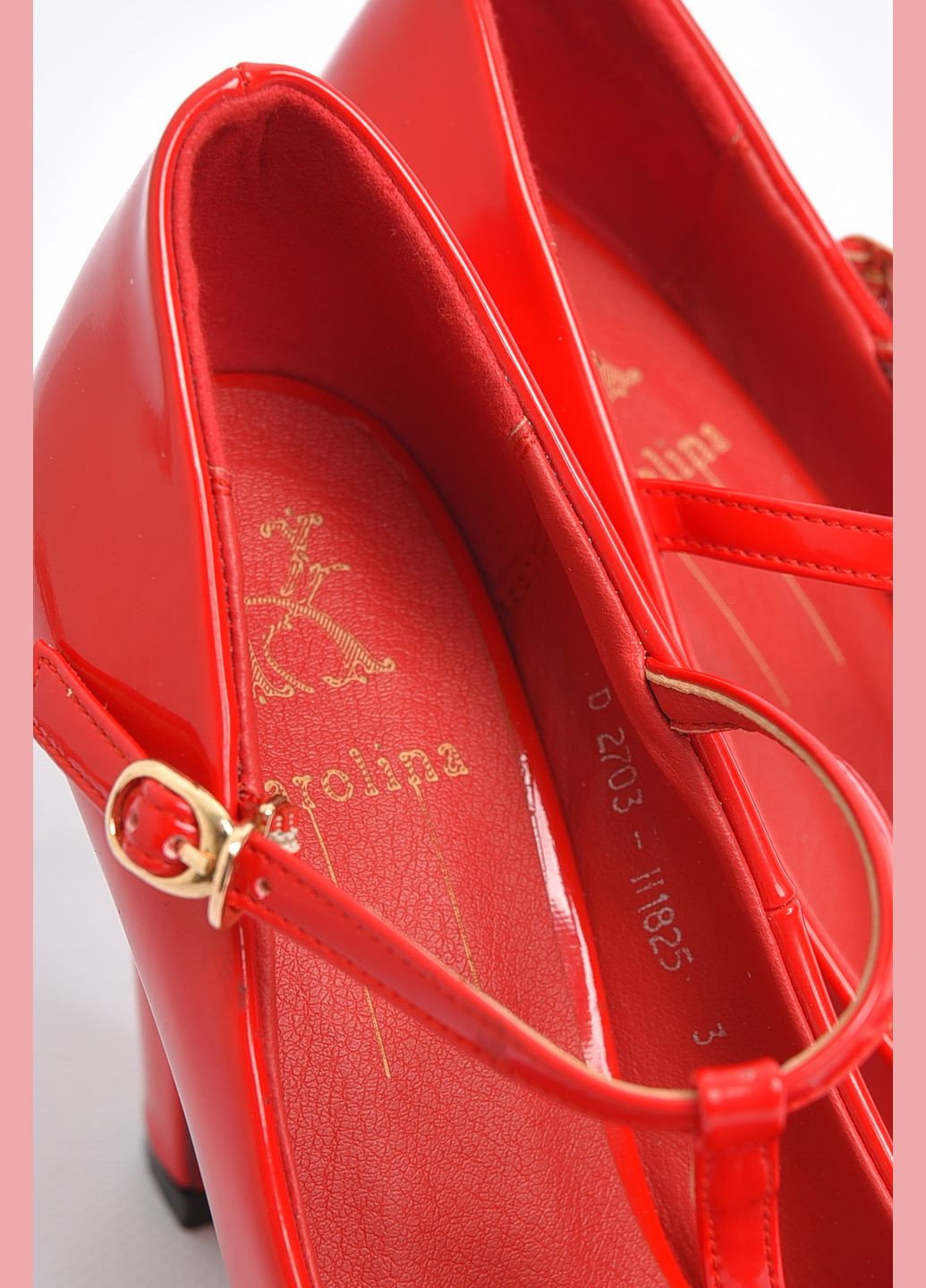 Туфлі жіночі червоного кольору Let's Shop (294050499)