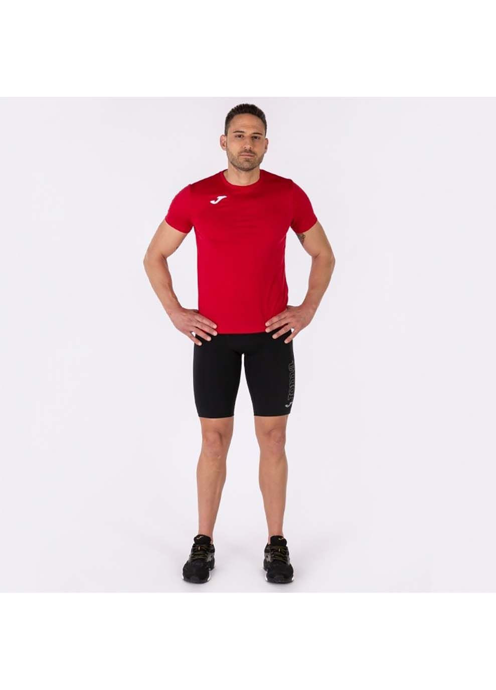 Красная футболка record ii short sleeve t-shirt красный Joma