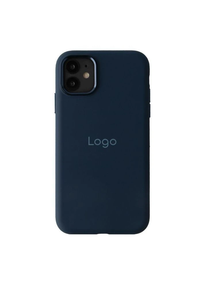 Чохол Silicone Case Metal Buttons (AA) для iPhone 11 Midnight Blue No Brand (391197617)