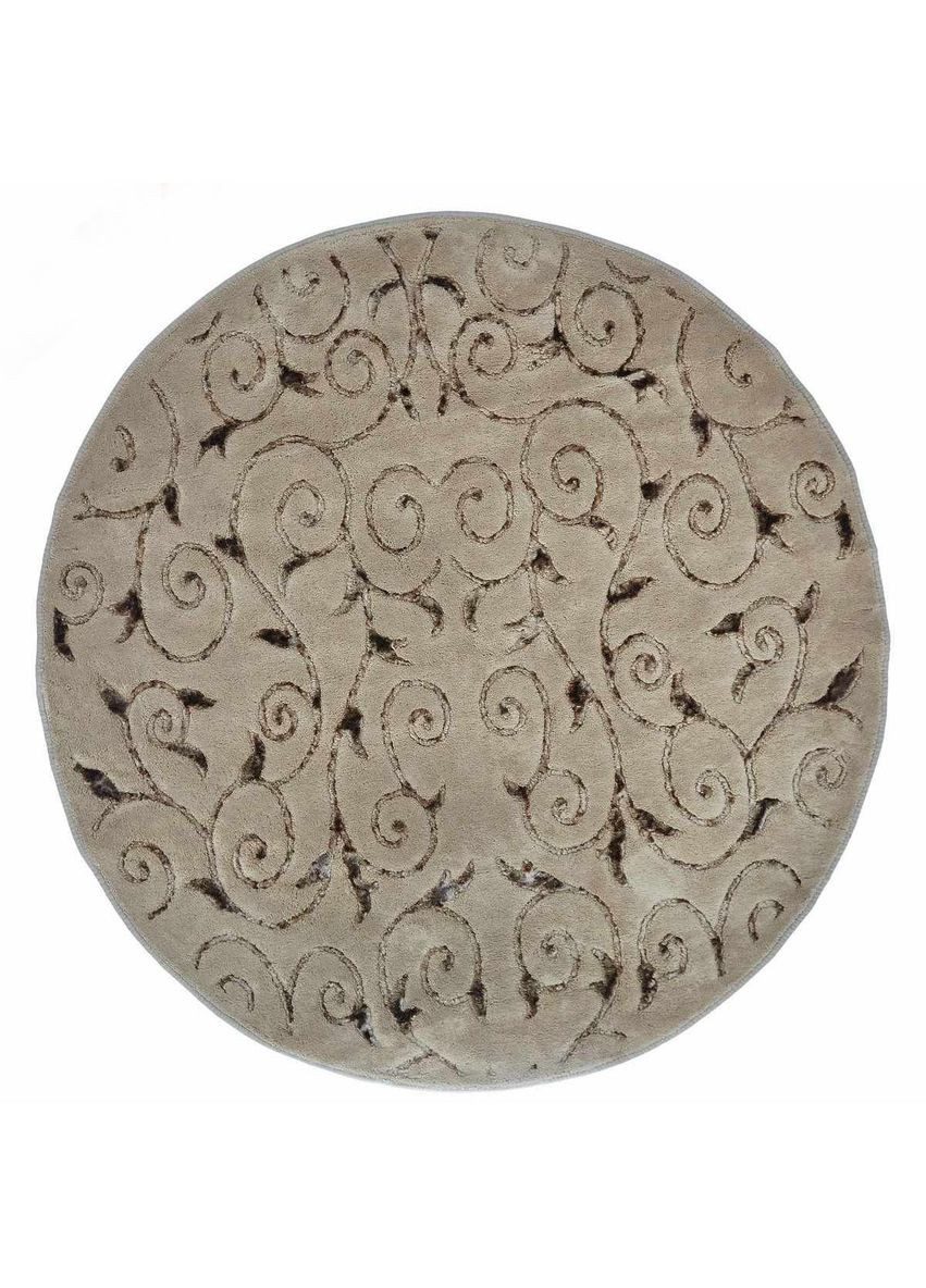 Коврик в ванную Sarmasik AR-1380031-brown 120х120 мл коричневый Arya (351296798)