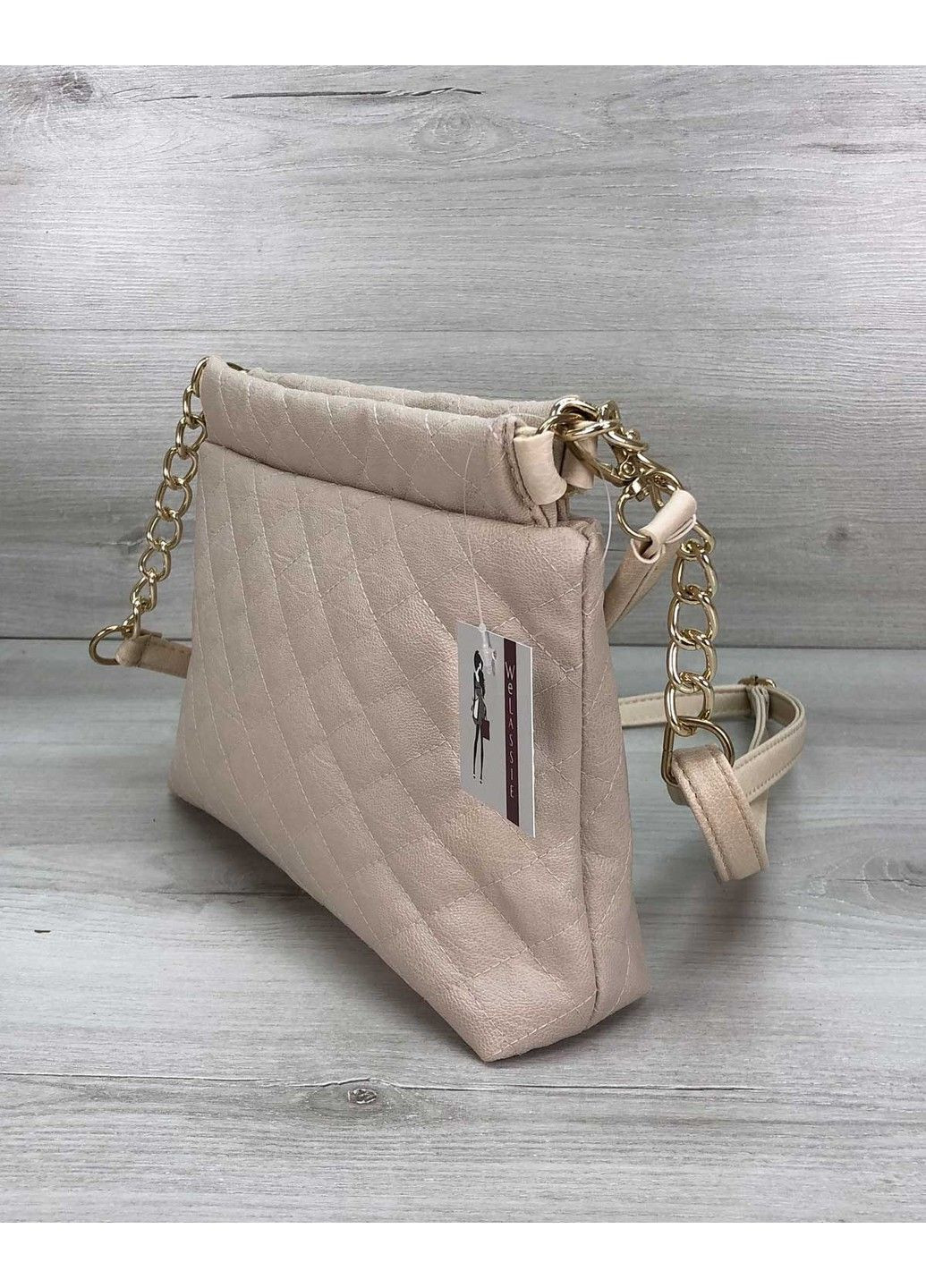 Женская сумка «Ava» бежевая WeLassie (315688349)