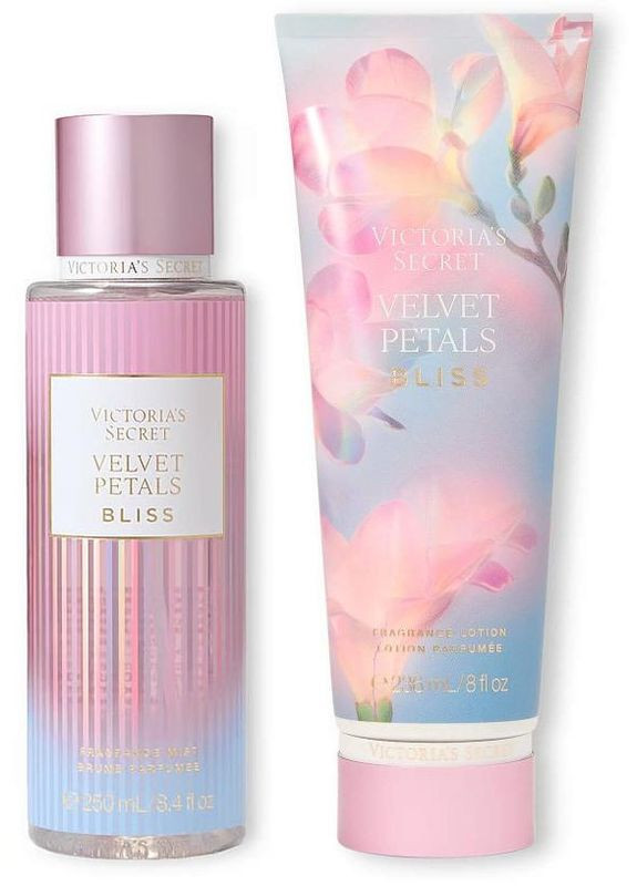 Подарунковий набір: Velvet Petals Bliss (Спрей 250 мл + Лосьйон 236 мл) Victoria's Secret (366880158)