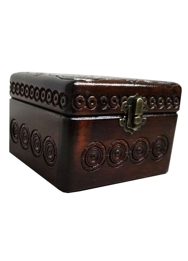 Шкатулка квадратна "колір червоне дерево" (12\12) Україна (358203085)