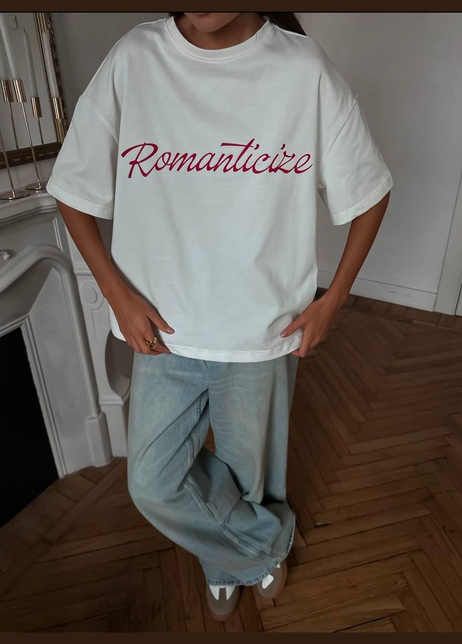 Футболка базова з написом Adelante - (321999815)