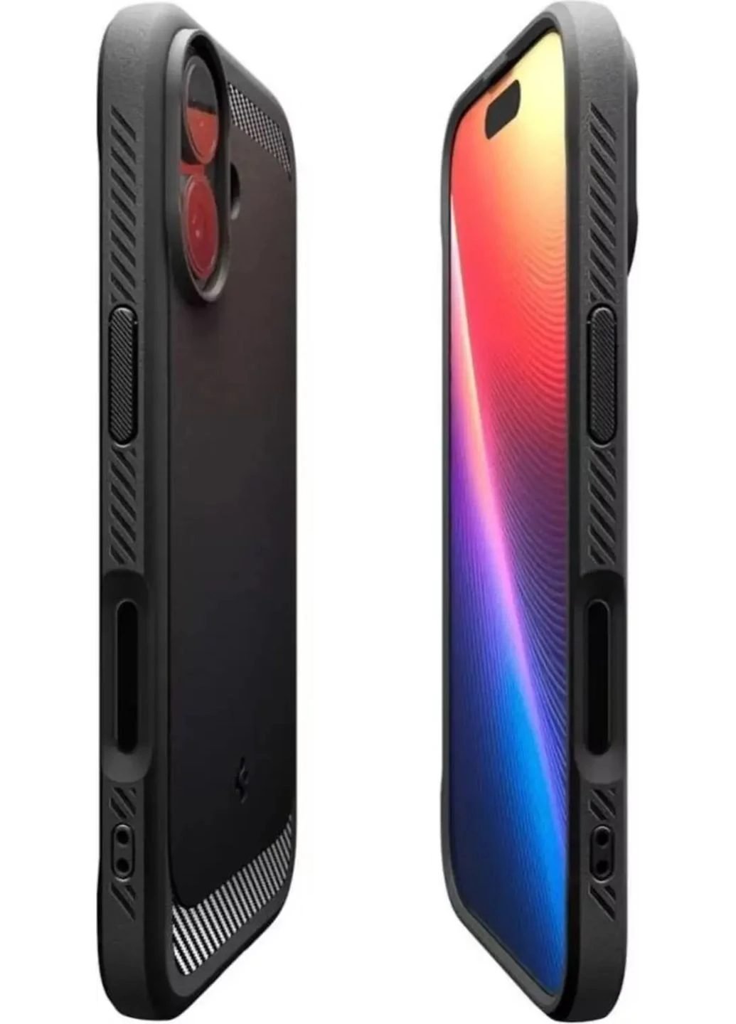 Чехол для iPhone 17 Rugged Armor MagFit Matte Black (ACS10367) Spigen (394368533)