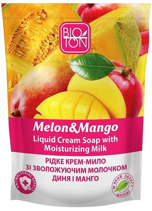 Рідке крем-мило "Диня і Манго" Active Fruits "Melon & Mango" Soap 450ml (409087-31156437) BIOTON COSMETICS (368645785)