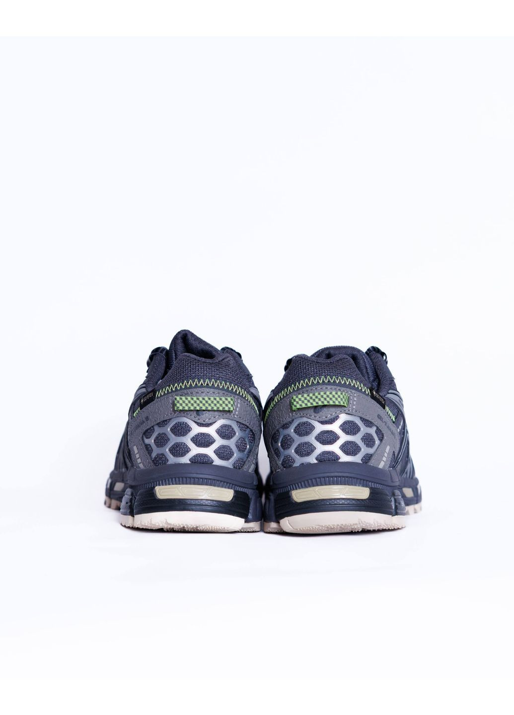 Темно-сірі Осінні кросівки чоловічі asics No Brand Gel Kahana 8 Gore-Tex Dark Grey