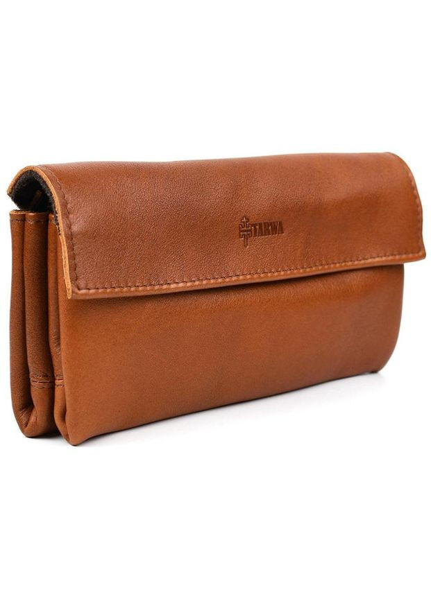 Сумка крос-боді на кисть чоловіча з натуральної шкіри Коричневий 36505 TARWA (353690182)