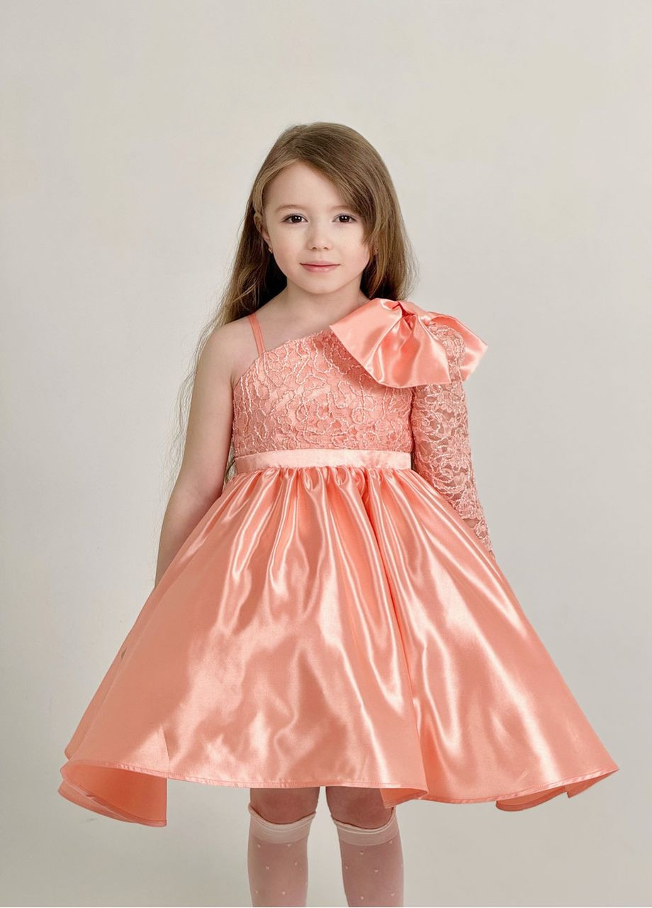 Персикова 👗 сукня “лілі” для дівчинки No Brand (368709628)