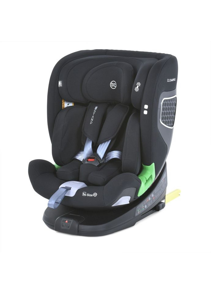 Автокрісло дитяче ME 1146 i-STAND чорне для новонароджених та дітей до 12 років із системою ISOFIX та поворотом 360° ProDobro (368759237)