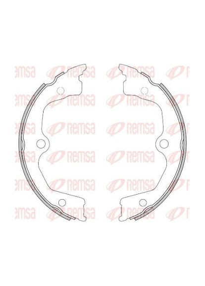 Колодки гальмівні барабанні ЗАДН HONDA ACCORD VIII ESTATE 07/08 -,HONDA LEGEND 05/06 - 4626.00-ua Remsa (342414002)