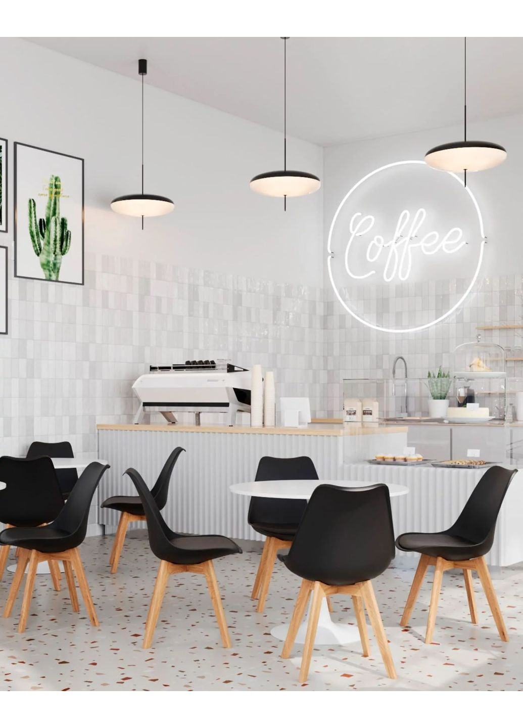 Стілець Kruz Чорний (KRUZBK) Intarsio (372178482)