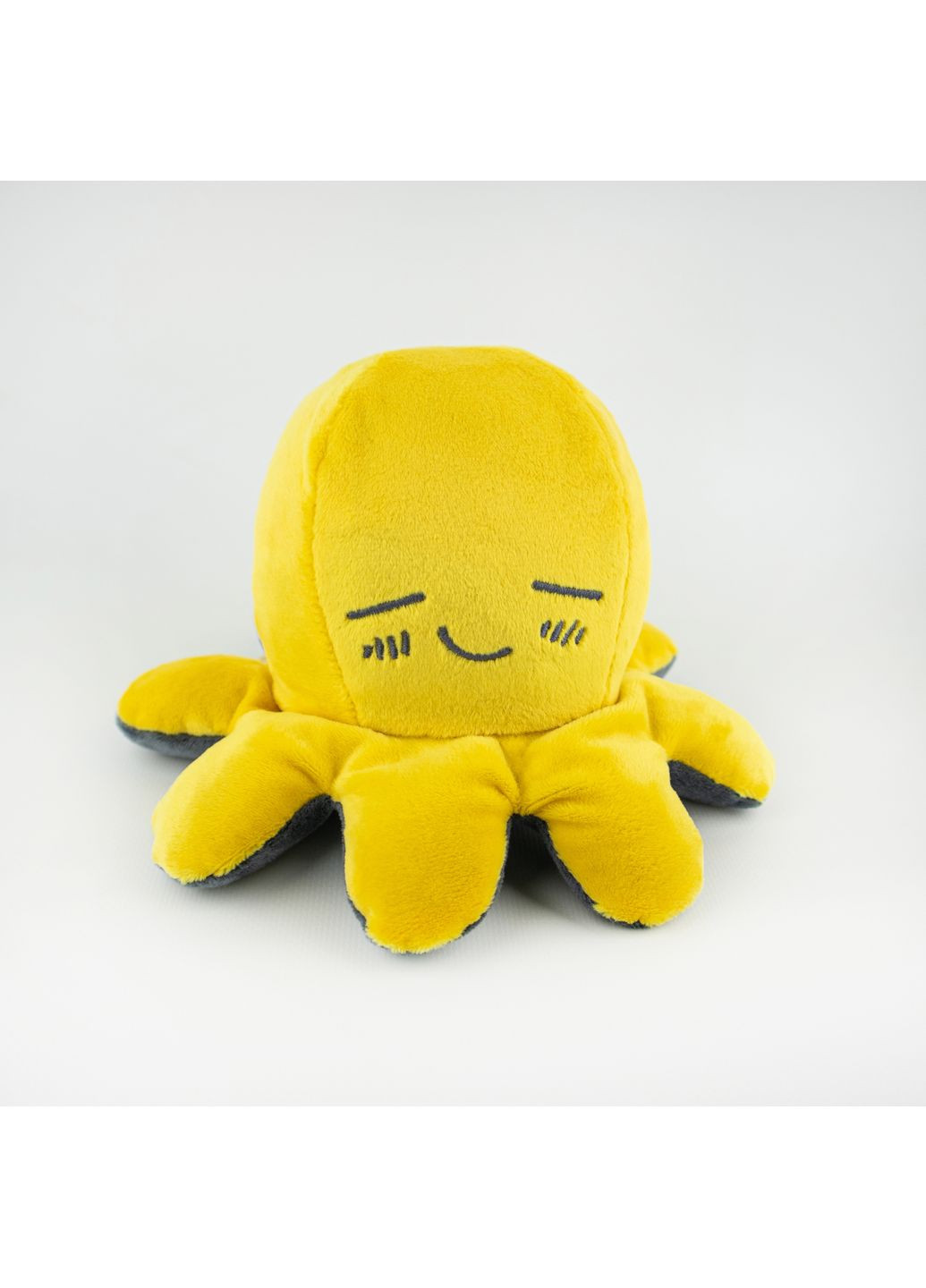 М'яка іграшка Восьминіг перевертиш 11см сіро-жовтий (KD660) Kidsqo (365548036)