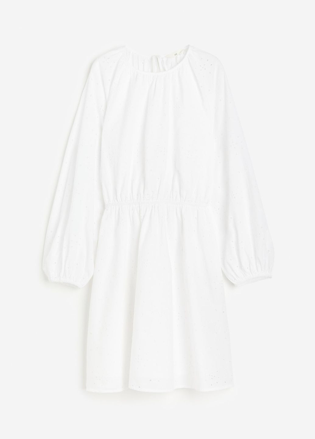 Білий повсякденний плаття, сукня H&M однотонна