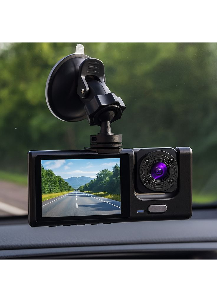 Відеореєстратор на 2 камери, HD 1080P, AB-0891 / Автомобільний відеореєстратор/Реєстратор у машину full (370625633)
