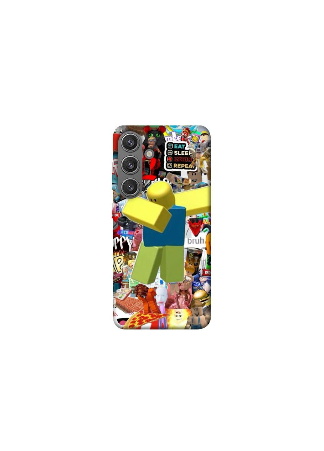 Чехол на Samsung Galaxy S24+ Roblox style Frontalka (354353312)
