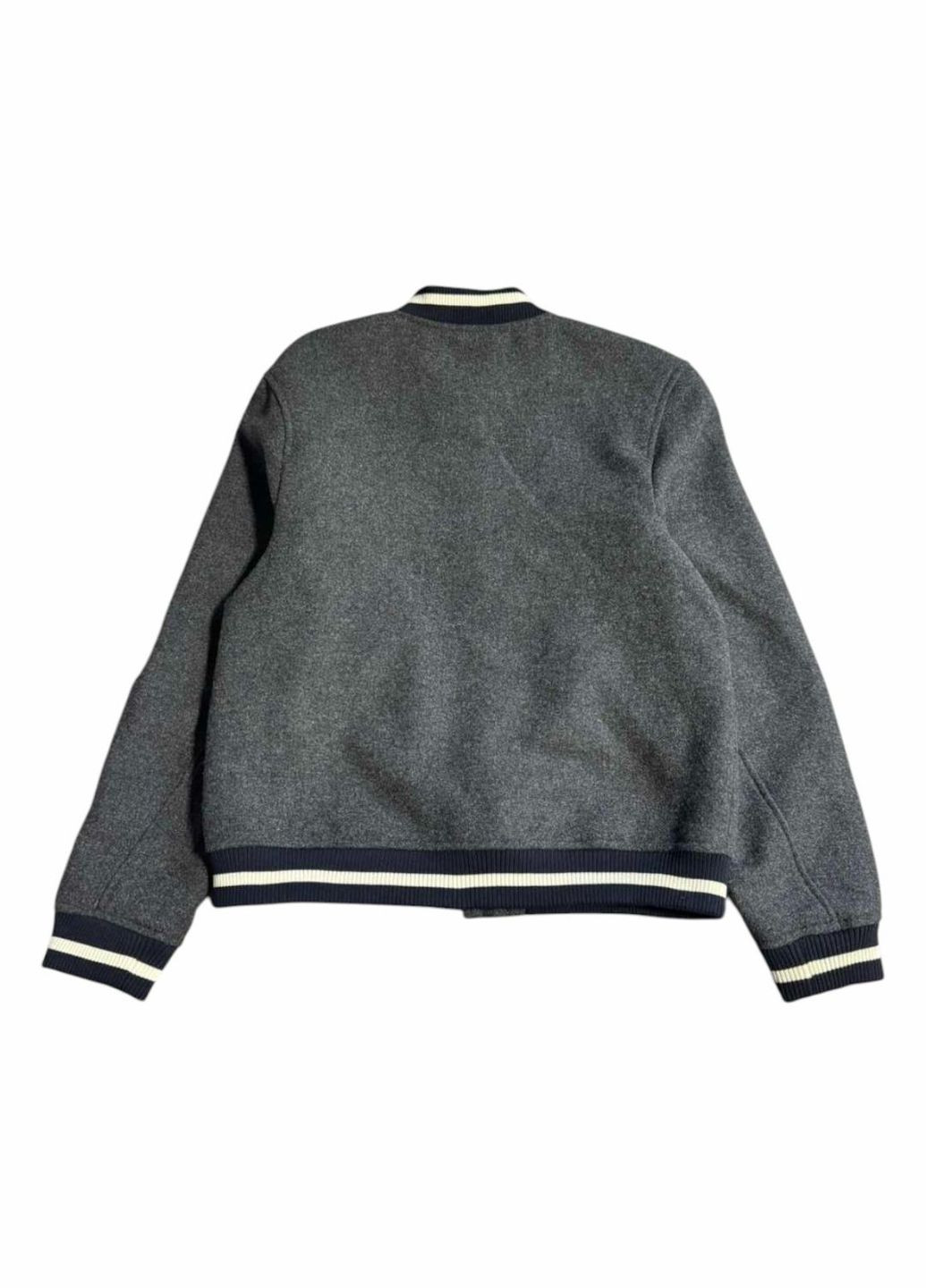 Бомбер, напівшерсть на підкладці для підлітка, 164-170 см H&M на кнопках (327881189)