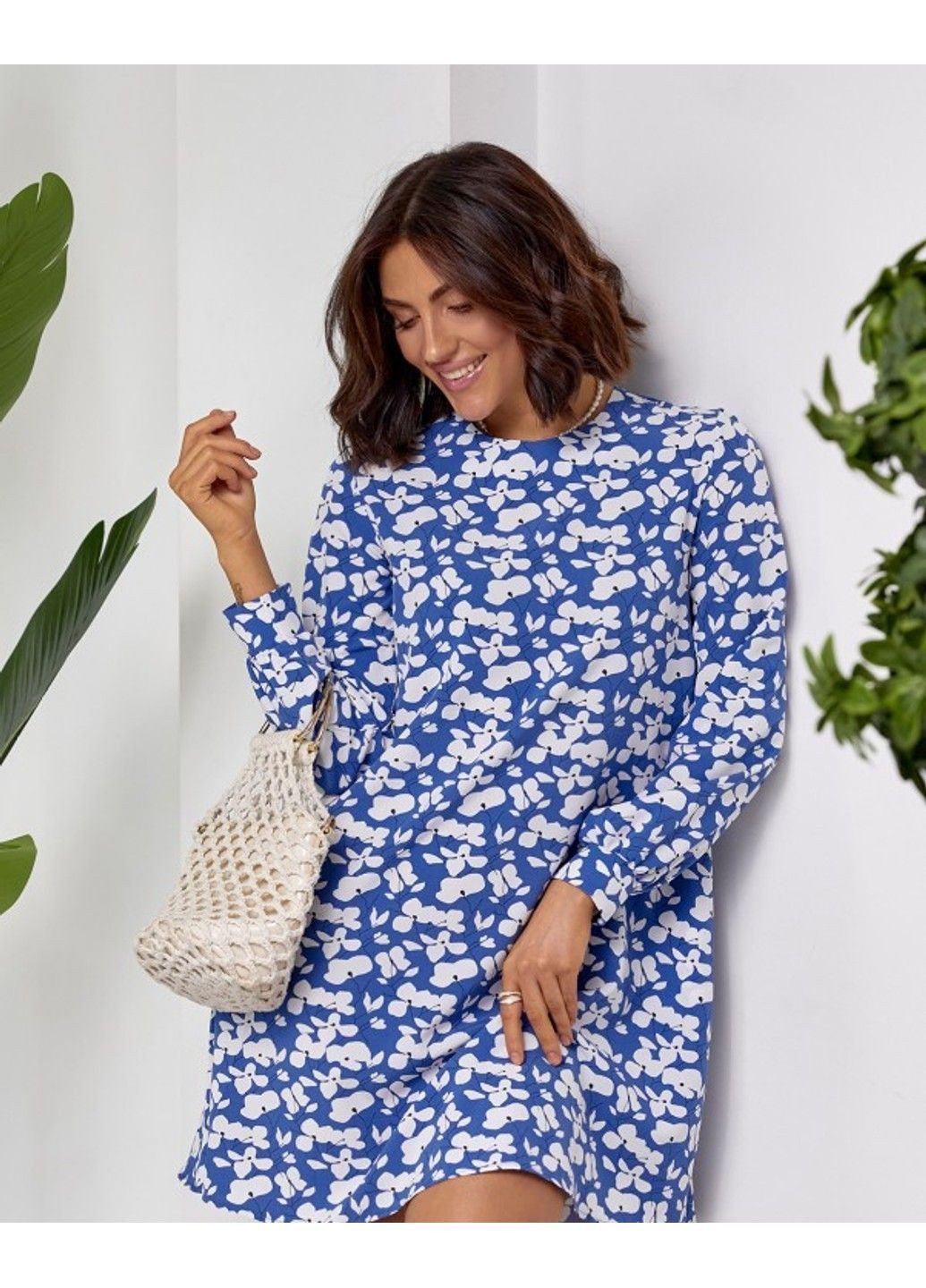 Комбінована повсякденний сукня 14511 s мультиколор ISSA PLUS