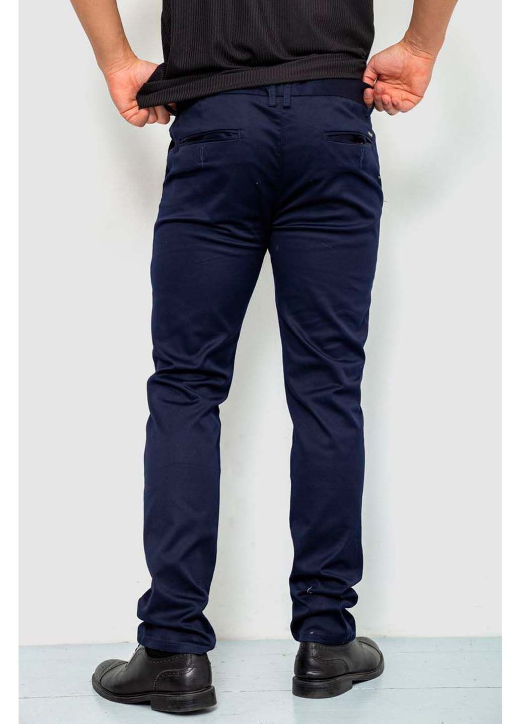 Темно-синие классические демисезонные брюки Ager