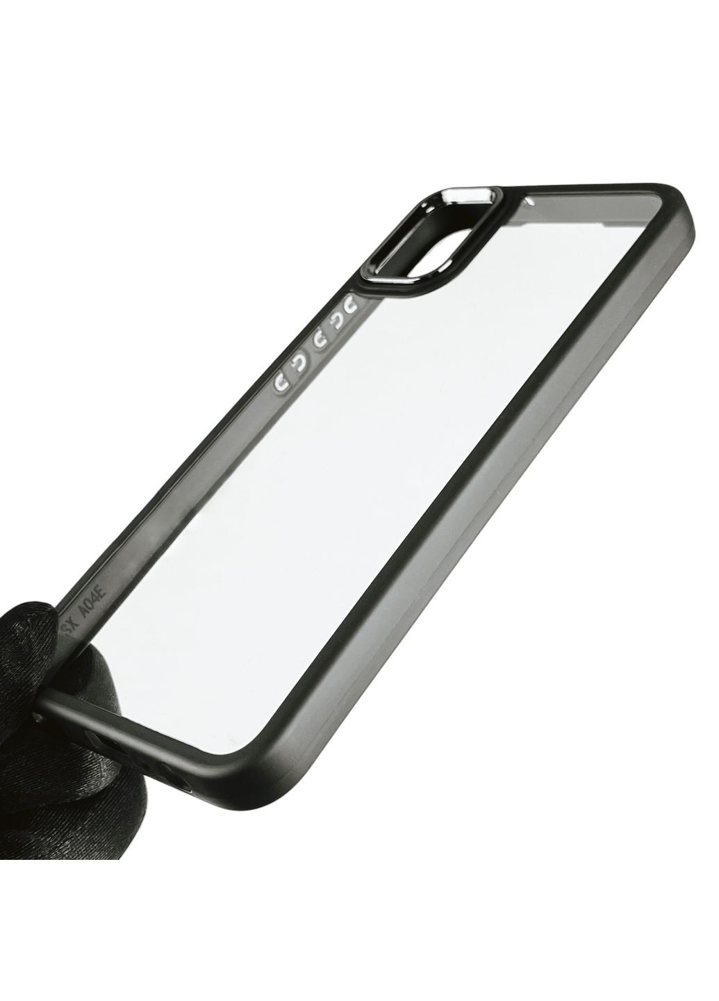 Чехол для Galaxy A04e SM-A042F с цветными высокими бортами на самсунг а04е чёрный Samsung (366022996)