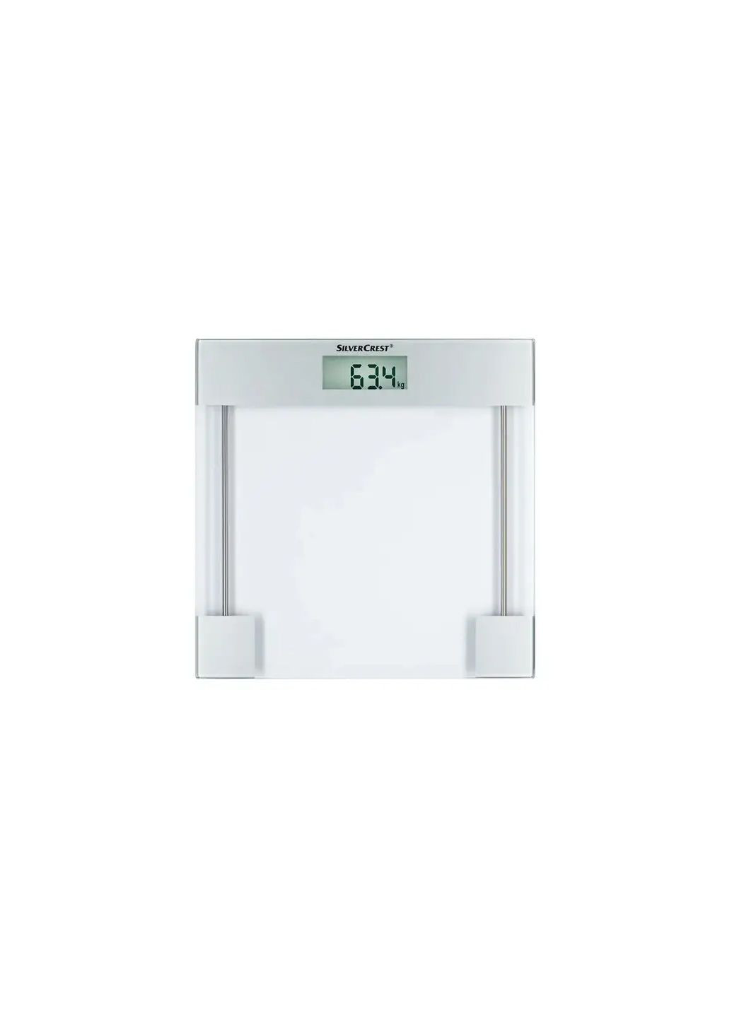 Весы напольные стеклянные SPWE180 A1 прозрачный Lidl Silver Crest (291427437)