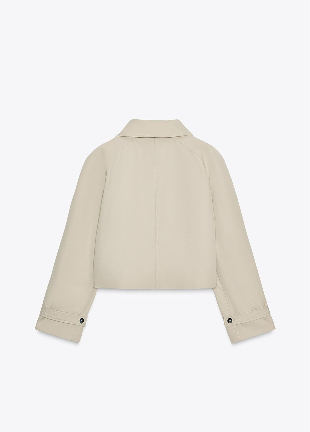 Бежевый женский жакет Zara однотонный - демисезонный