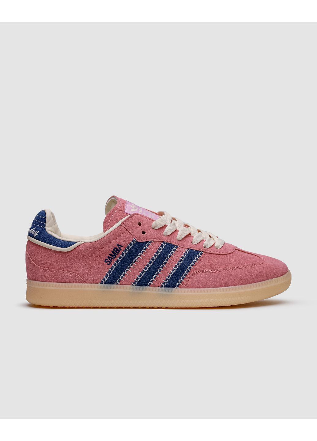 КРОССОВКИ ЖЕНСКИЕ ADIDAS SAMBA OG NOTITLE PINK АДИДАС САМБА No Brand розовые демисезоны (367172073)