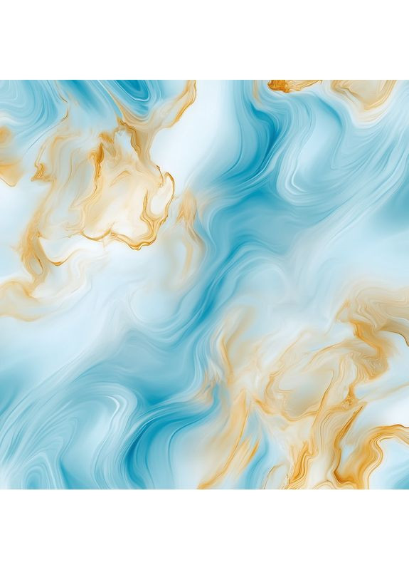 Вініловий фон для зйомки блакитний мармур з золотими плямами, фотофон для фото 160x160 см, №552604 PhotoVinyl (354717827)