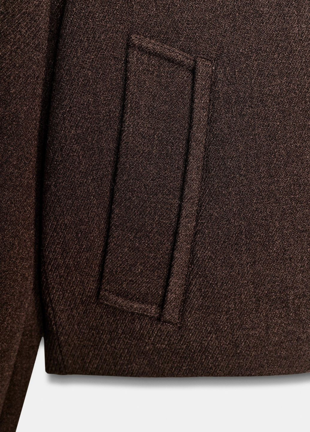 Коричнева демісезонна куртка Zara