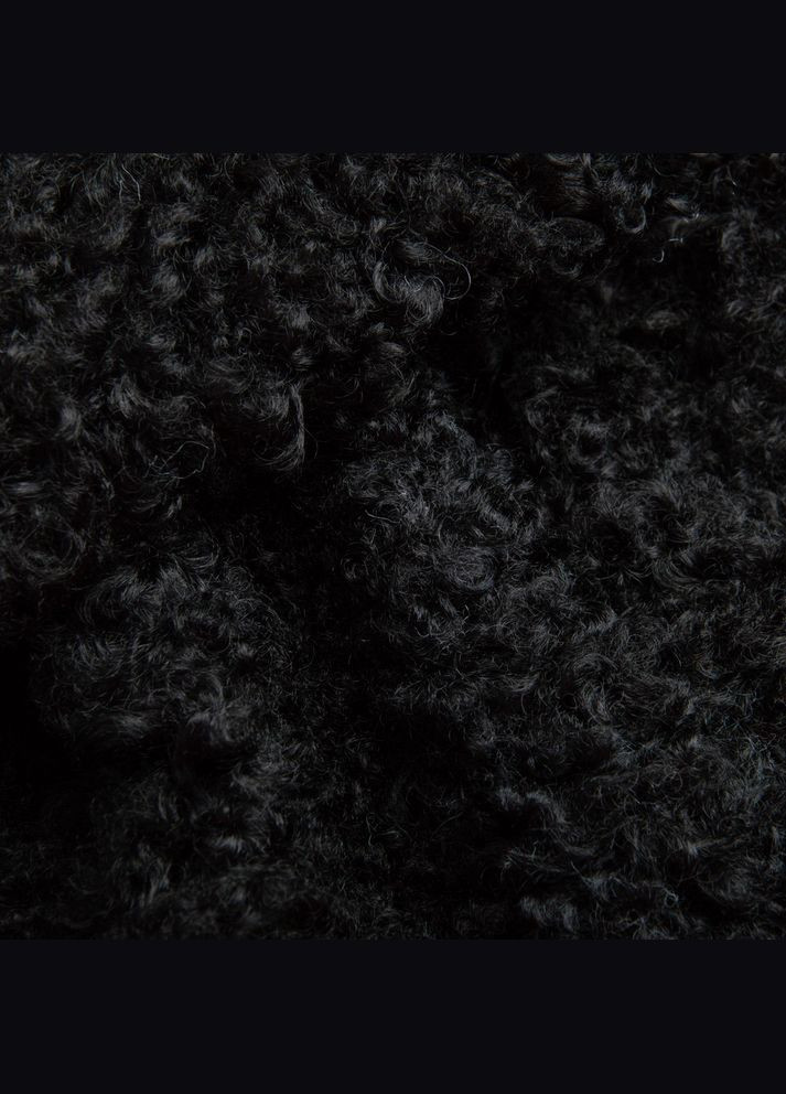 Тканина хутро штучне Каракуль чорний IDEIA (292144532)