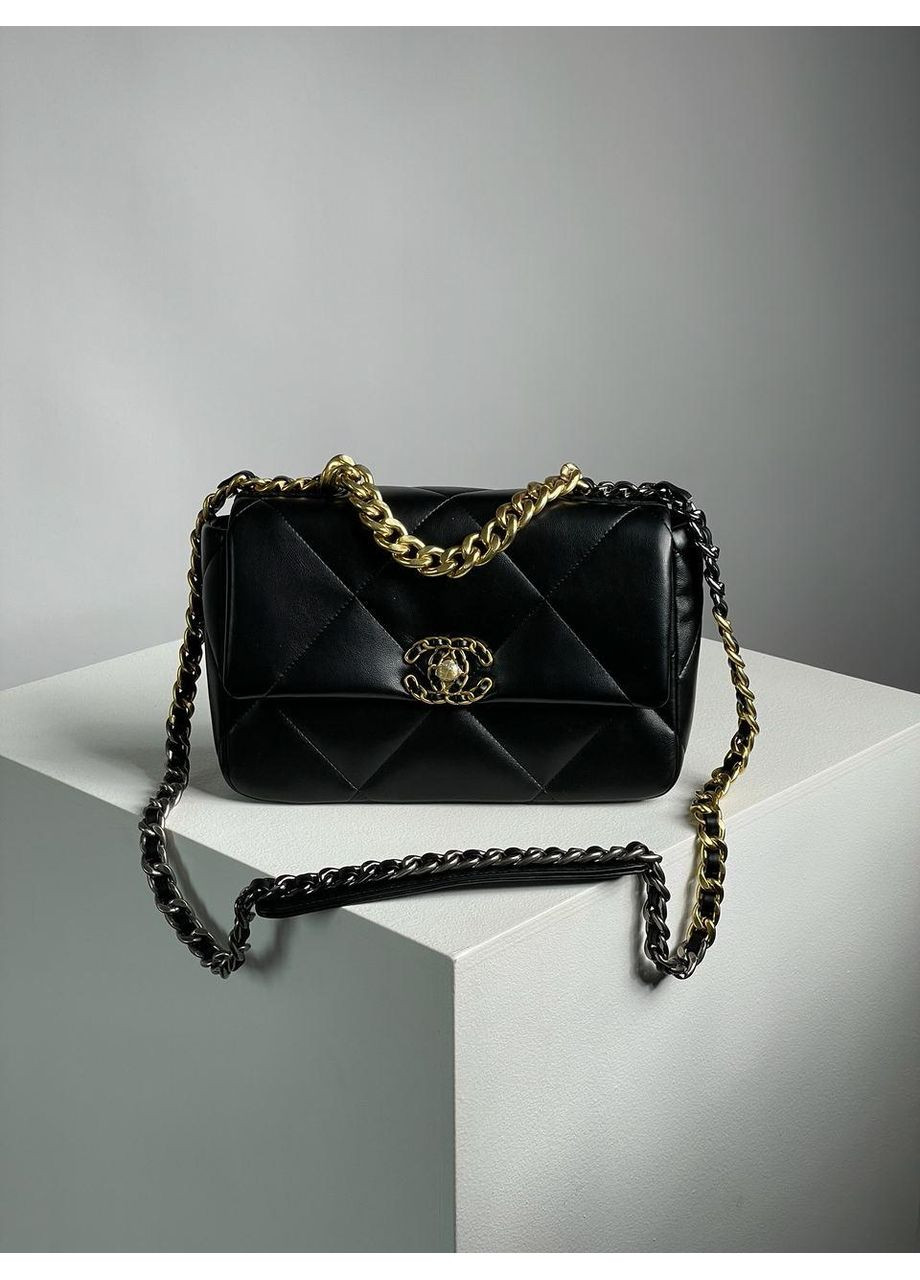 Сумка жіноча 19 Large Handbag Black Gold No Brand (362044463)