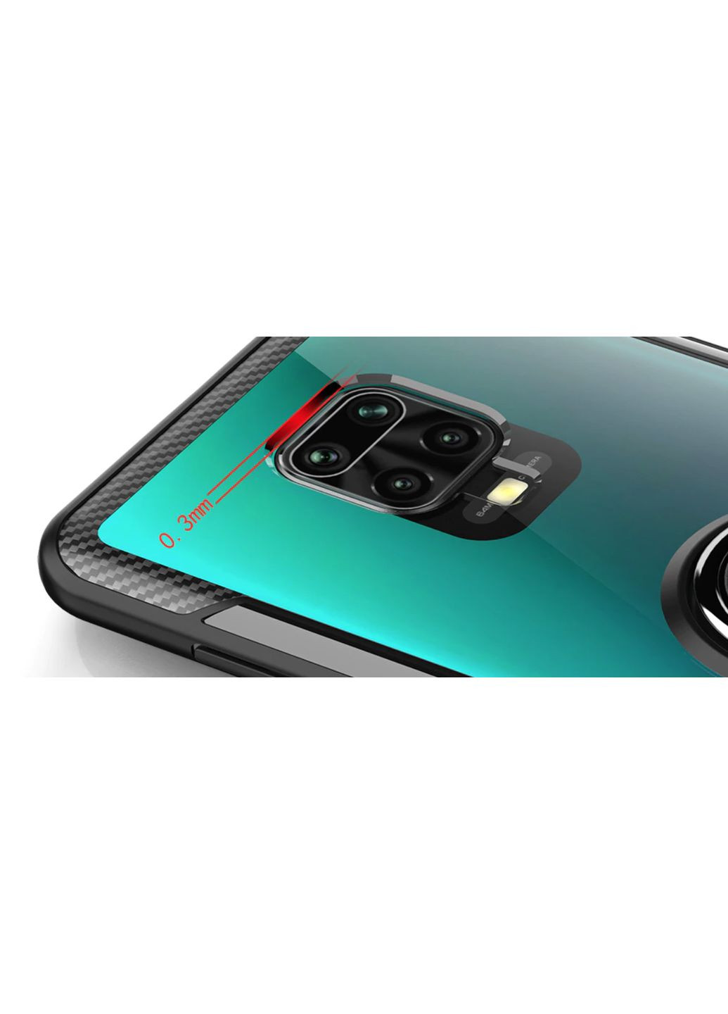 Чехол KEYSION с кольцом для Redmi Note 9 Xiaomi (369646877)